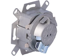 Berker Hager Jungiamasis lizdas 2 - laikas JAE 8 / 8 - greitis. Kat. 5E mechanizmas - 534555