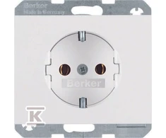 Berker K.1 Sniego Baltas Schuko Nest 47157009