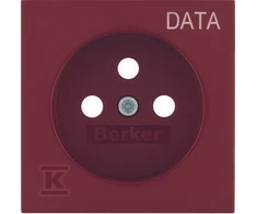 Berker PŁYTKA GN.Z/U DATA Raudonas B.KWADRAT