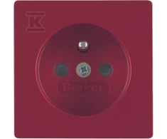 Hager Berker LIZDO PLOKŠTELĖ SU/SU SPECIALIU RAUDONU AK.Q.1/Q.3