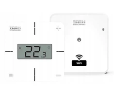 Tech T2 X WiFi belaidis kambario termostatas su vykdomuoju moduliu, montuojamas ant paviršiaus