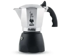 Bialetti Brikka Kavavirė moka 0,17 l Juodas, Nerūdijantis plienas