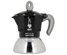 Bialetti Naujas „Moka Induction 4tz“ kavos virimo aparatas, juodas