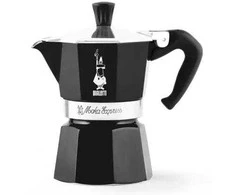 Bialetti Moka Express 3tz kavos virimo aparatas, juodas