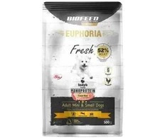 Šunų Maistas - BIOFEED Euphoria Fresh Adult kalakutiena Monoprotein XS/S 500g