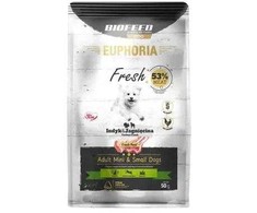 Gyvūnų Maistas - BIOFEED EUPHORIA Šviežia suaugusiųjų kalakutiena su aviena XS/S 50g