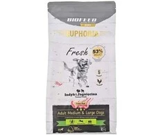 BIOFEED Euphoria Fresh Adult Medium & Large kalakutiena su ėriena – sausas Maistas šunims – 2kg