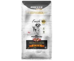 Šunų maistas - BIOFEED EUPHORIA Šviežia suaugusiųjų kiauliena 28% baltymų M/L be glitimo