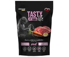 Euphoria BIOFEED Tasty Dogs Life Junior Veal – drėgnas ėdalas šunims – 150g
