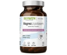 Sveikatos papildas - Biowen Magnis 4X Su Kalciu, 100 Kapsulių