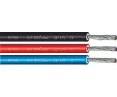 Bitner BIT 1000 SOLAR 1X6 Juodas 1/1 KV BUGNAS