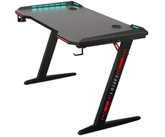 Biurko gamingowe Raptor GT100 120x60cm RGB juoda