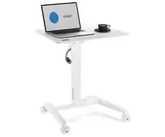 Biurko SENSE7 biurko mobilne Balta 70 cm x 52 cm Baltas