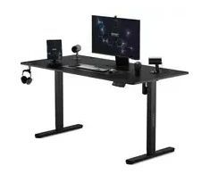 Biurko SENSE7 Nojo Juodas 140 cmx70 cm Juodas