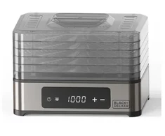 Black &amp; Decker juodas+decker Juodas &amp; Decker BXDE401E Fruit, Mushroom and Vegetable Dehydrator