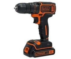 Black &amp; Decker Suktuvas - gręžtuvas 18V BDCDC18-QW Juodas+DECKER