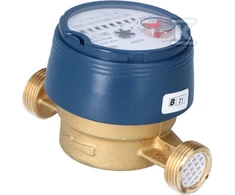 BMETERS Antgamnetinis vandens skaitiklis GSD8-I Šaltasis vanduo, 1 / 2 "AF Q3-1,6 m3 / h, Tmax: 50 ° C, L = 110mm, MID R100 / R50 AM