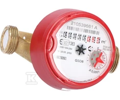 BMETERS Antiagnetinis vandens skaitiklis GSD8-I Heat Vanduo, 1 / 2 "AC Q3-1.6 m3 / h, Tmax: 90 ° C, L = 110mm, MID R100 / R50 AM