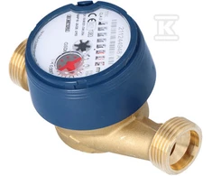 BMETERS Antimagnetinis vandens skaitiklis GSD8-I šalto vandens, 3/4 "AF Q3-4,0 m3 / h, Tmax: 50 ° C, L = 130mm, MID R100 / R50 AM