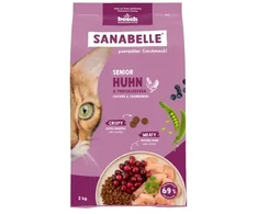 BOSCH Sanabelle Senior vištiena &amp; cranberries - dry cat food - 2kg
