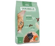 Kačių Maistas - BOSCH Sanabelle Sensitive vištiena Sausas 2kg