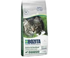 BOZITA Active &amp; Sterilised be grūdų ėriena - sausas ėdalas katėms, sterilizuotoms ir išnešiotoms į lauką - 2kg