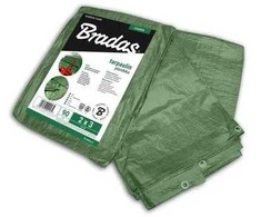 PLANDEKA WZMOCNIONA ŽALIA 90g 8 x 12m BRADAS