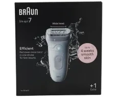 Braun 7-011 Silk-?pil 7 Wet&Dry-Epilierer, wei?/sidabrinis