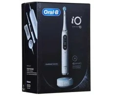 Braun Oral-B iO Series 10 Stardust Baltas dantų šepetėlis