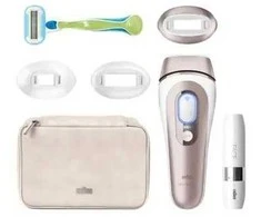 Braun Silk-expert Pro PL7249 intensyvios pulsinės šviesos (IPL) plaukų šalinimo prietaisas, auksinis, baltas
