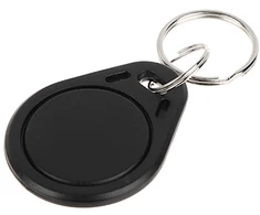 RFID atstuminis pakabukas ATLO-507/B, 13.56 MHz, juodas