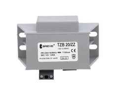 Breve 16012-9940 1 fazis dervos transformatorius TZB 20/ZZ 230/ 12V 16012-9940