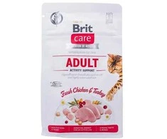 Brit Care Cat GF Adult Activity Support (Fresh su vištiena ir kalakutiena) 0,4kg