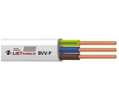 CABLE BVV-P 3X2.5 Baltas 100M