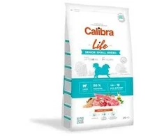 Šunų Maistas - CALIBRA Dog Life Senior Small Breed ėriena 1.5kg Be Glitimo