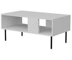 Cama Meble Cama LUCCA bench/table 100x55x46 baltas