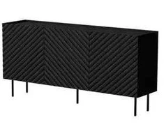 Cama Meble Cama LUCCA 3D komoda 165x40x80 juodas