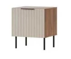Cama Meble Cama Naktinė spintelė, 2 vnt. ALMERA 50x42x44 riešutmedžio/kašmyro spalvos