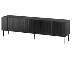 Laikiklis Cama Meble Cama RTV cabinet ISLA 200x40x60 mat juodas