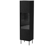 Cama Meble Cama CORTINA display cabinet 53x40x182 juodas