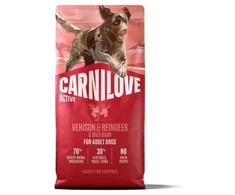 Carni Love Active with Venison &amp; deer meat – sausas šunų maistas – 12 kg