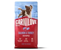 Carni Love Active Puppy lašiša &amp; kalakutiena - dry dog food - 12kg