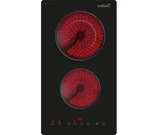 CATA TD 3002 BK Juodas Wbudowany 29 cm Keramikinė 2 stref(y)