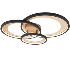 Lubinis šviestuvas CEILING LAMP TRIO GRANADA Matinis Juodas/GOL