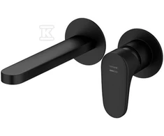 Cersanit BATE.UMY.SIDE.IN.Juodas+ HANDLES.GOLD.