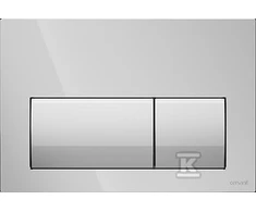 WC klavišas K97-517 / CERSANIT / PRESTO II / PRZYCISK CHROM BŁYSK /