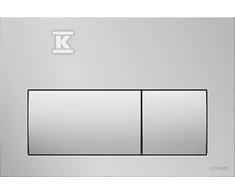 WC klavišas K97-518 / CERSANIT / PRESTO II / PRZYCISK CHROM MATOWY /