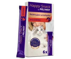 CEVA Happy Snack by Feliway Jautiena – katinų skanėstai – 6x15g