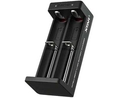 Cilindrinių ličio jonų 18650 Xtar MC2C USB-C akumuliatorių įkroviklis