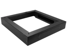 Cokolis 19" laisvai pastatomoms spintelėms, plotis 600 x gylis 600 mm x aukštis 100 mm, juodas Q-LANTEC